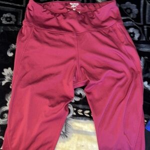 Reebok Women's Burgundy Leggings